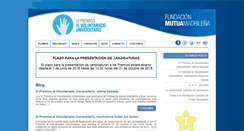 Desktop Screenshot of premiosvoluntariado.com